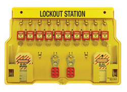 Master Lock Lockout Station